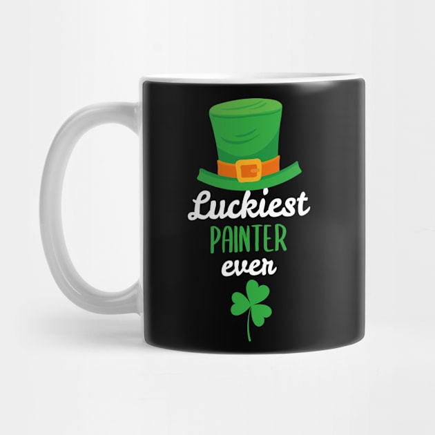 Luckiest Painter Ever St Patricks Day Gift by CoolDesignsDz